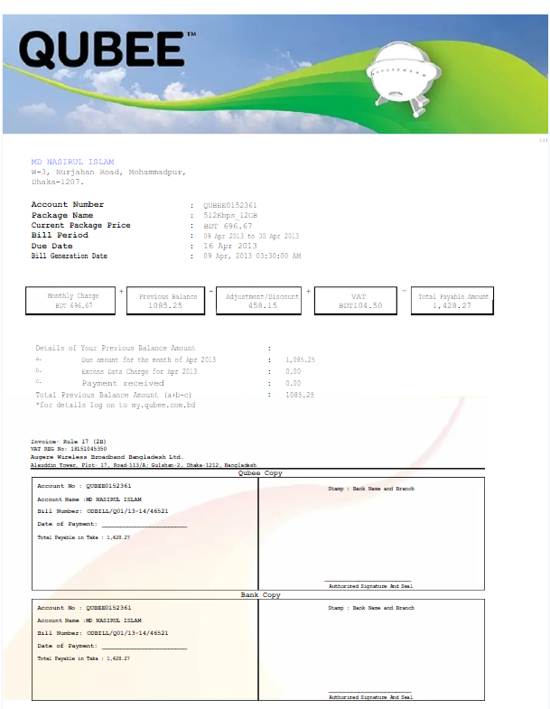  Minol USA business utility bill 